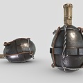 Grenade Grenade Oval Grenade 3d model