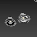 Modern Black And White Downlight Spotlights With Sleek Slim Design For Ceiling Lighting
