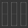 Light Wood Minimalist Modern Storage Cabinets With Vertical Slats Design