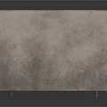 Modern Minimalist Gray Textured Fabric Table With Wooden Frame And Slanted Structure