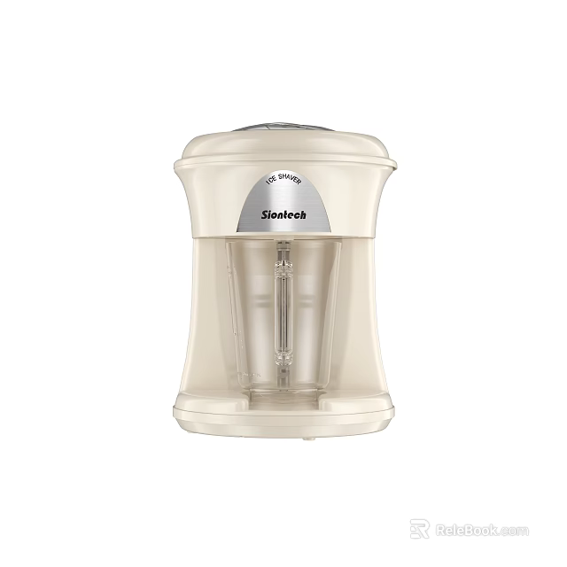 Shinestar White Electric Household Juicer With Modern Design For Daily Fresh Juice 3d model 