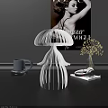 Modern Jellyfish Inspired Table Lamp for Home Desk Decorative Lighting Fixture