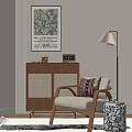 Modern single sofa chair 3d model