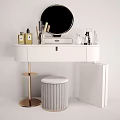 Light Luxury Dressing Table Dressing Table 3d model