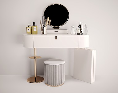 Light Luxury Dressing Table Dressing Table 3d model