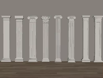 Roman Column 3d model