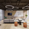 Modern Leisure Area 3d model