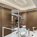Modern Interior Liangyonghui Oral Clinic Mall Shop With Reception Desk Marble Countertop And Honor