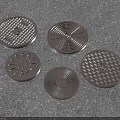 Various Patterns Round Household Drain Covers Durable Metal For Home Bathroom Kitchen