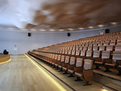 Modern Cinema Theater 3d model