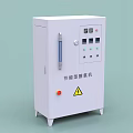 Industrial Energy Saving Combustion Aids Machine with Control Panel and Safety Warning Label