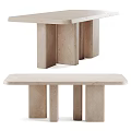 Minimalist Modern Marble Dining Table Design With Sleek Leg Structure And Home Decor Appeal