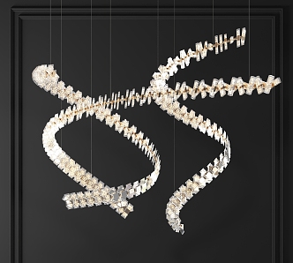 Modern Crystal Chandelier Decorative Chandelier 3d model