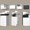 Modern printer copier scanner 3d model