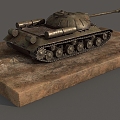 Tank IS3 Heavy Tank Main Battle Tank Russian Tank World War II Tank IS3HeavyTank Super Realistic High Precision Video 3d model