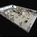 Modern Spacious Retail Store Interior With Display Counters Shelves And Merchandise Arrangement
