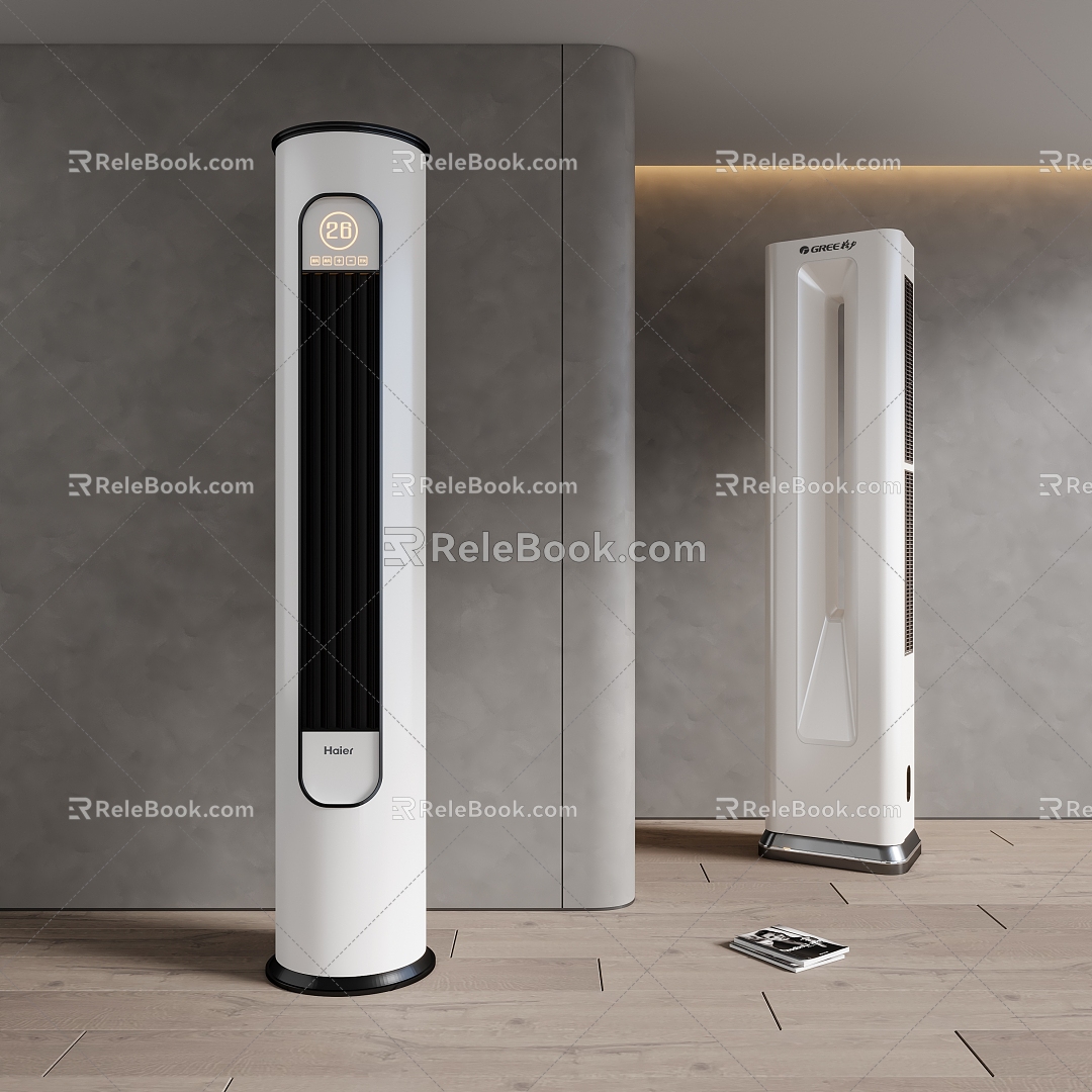 Vertical air conditioner 3d model