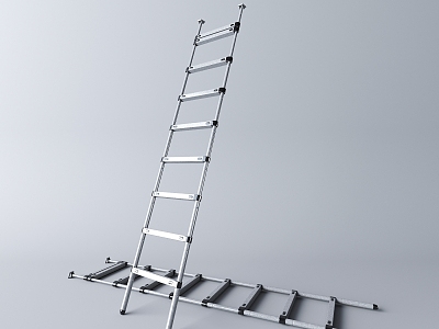 Metal ladder 3d model