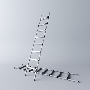 Metal ladder 3d model