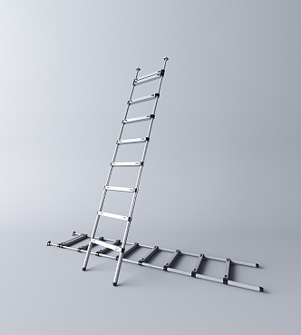 Metal ladder 3d model