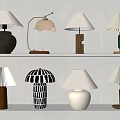 Quiet Ancient Table Lamp Desk Lamp Reading Lamp 3d model