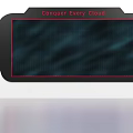 Live Stream Room Featuring Conquer Every Cloud With Black Frame And Red Stitching