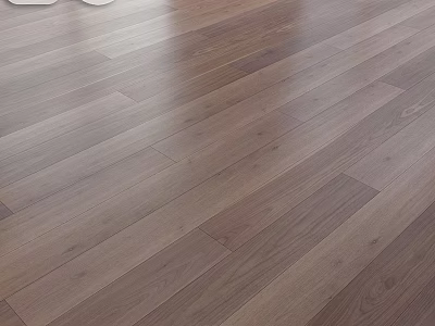 Natural Wooden Floor With Smooth Surface And Modern Home Design Features 3d model
