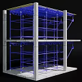 full scaffolding 3d model