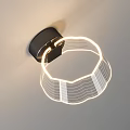 Modern Stylish Wall Lamp with Illuminated Ring Design for Contemporary Home Interior Lighting