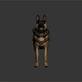 Modern Dog Army Dog Drug Dog 3d model