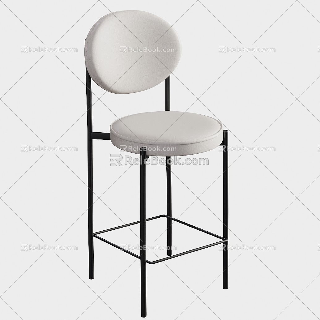 Banqueta Elza Bar Chair 3d model