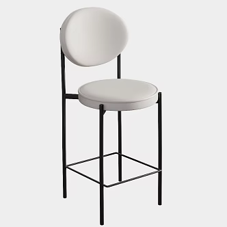 Banqueta Elza Bar Chair 3d model