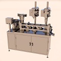 chain plate automatic tapping machine 3d model