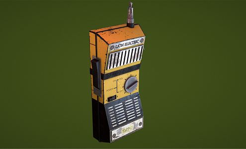 Modern intercom 3d model