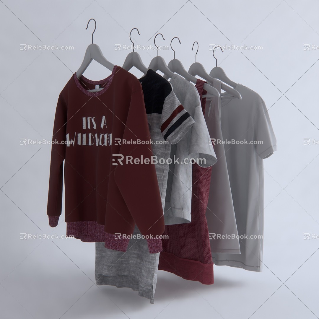 Modern clothes 3d model