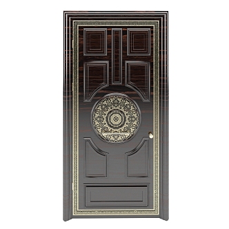 European-style security door 3d model