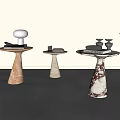 Side Table Corner Table Combination Marble Side Table Corner Table Coffee Table Bedside Table Side Cabinet Table Lamp 3d model