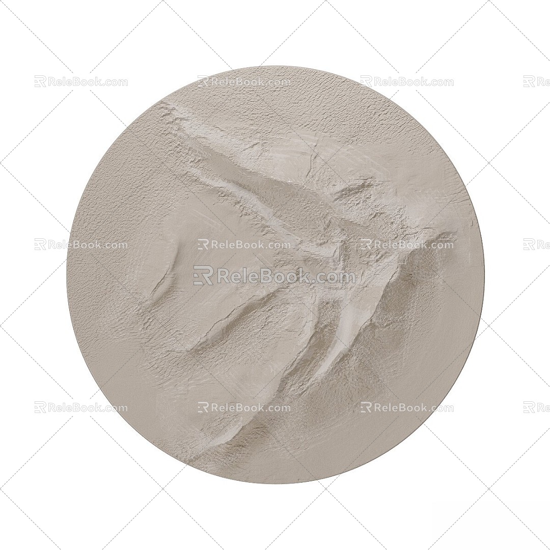 Other color wall panel gypsum concrete 3d model