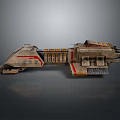 Futuristic Spacecraft Exterior Design With Sci Fi Details For Deep Space Exploration