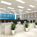 Modern Command Center Fire Command Center 3d model
