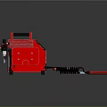 Red Tank Shaped Welding Equipment With Coil And Handle