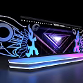 Colorful Stage Design 3d model