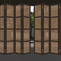 Silent wind screen partition 3d model