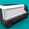 Modern Solar Powered Electric Truck Design With White Exterior And Solar Panels