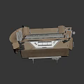 Mechanical Equipment With Metal Frame Structure And Fibrous Wrapping Parts
