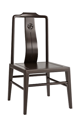 New Chinese Dining Chair 3d model