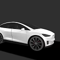 White Modern Car With Sleek Body Design And Large Alloy Wheels Exterior View
