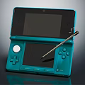 Modern game console Nintendo 3d model