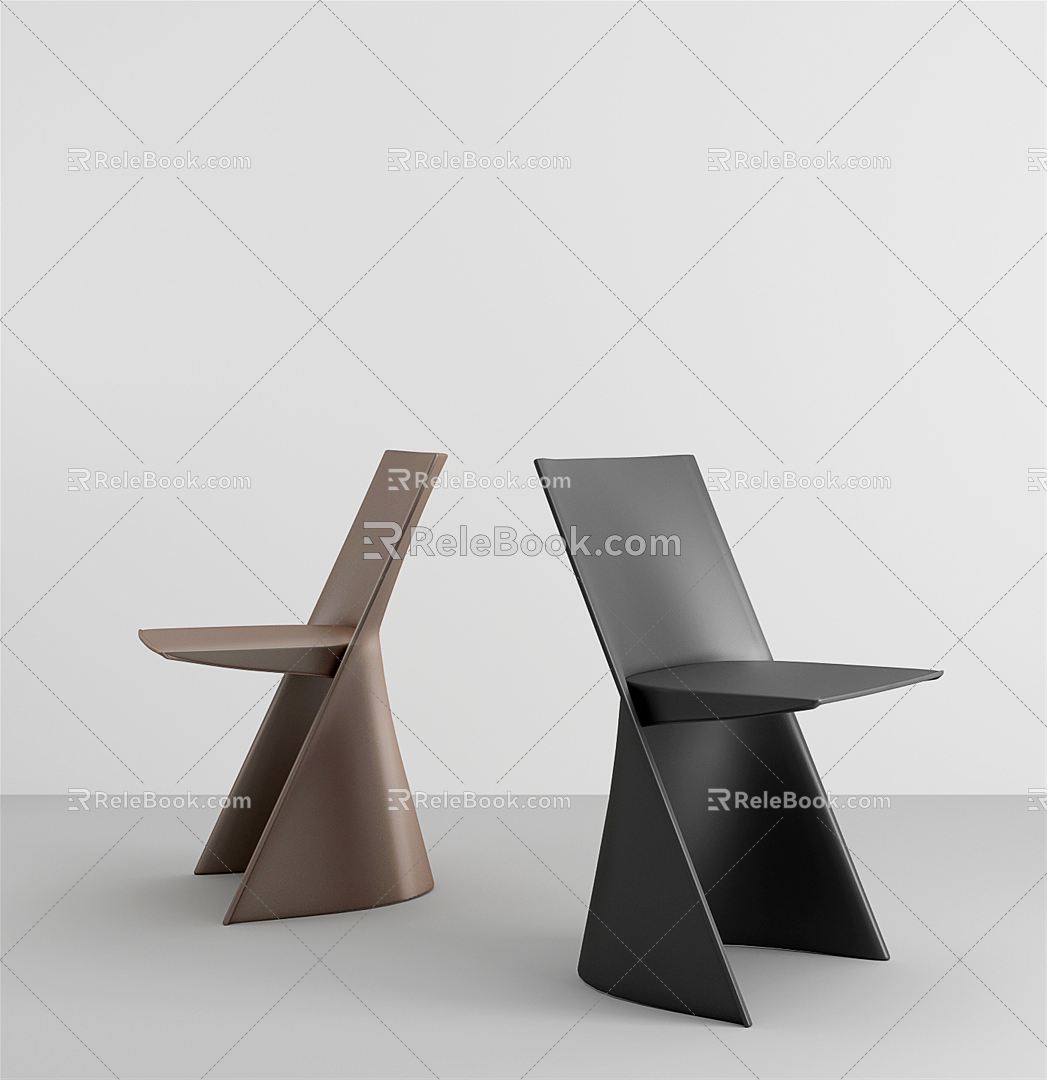 Dining chair chair seat 3d model