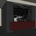 Minimalist Sideboard 3d model
